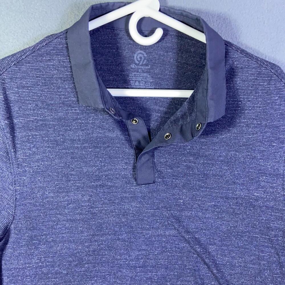 C9 by Champion Duo Dry Dark Blue Short Sleeve Golf Polo Shirt Men's Size XL EUC!